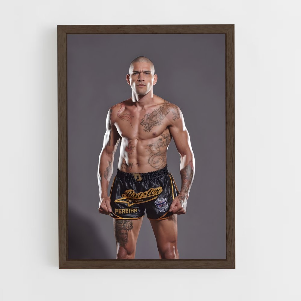 Poster Alex de pereira – affiche MMA (vue 5)
